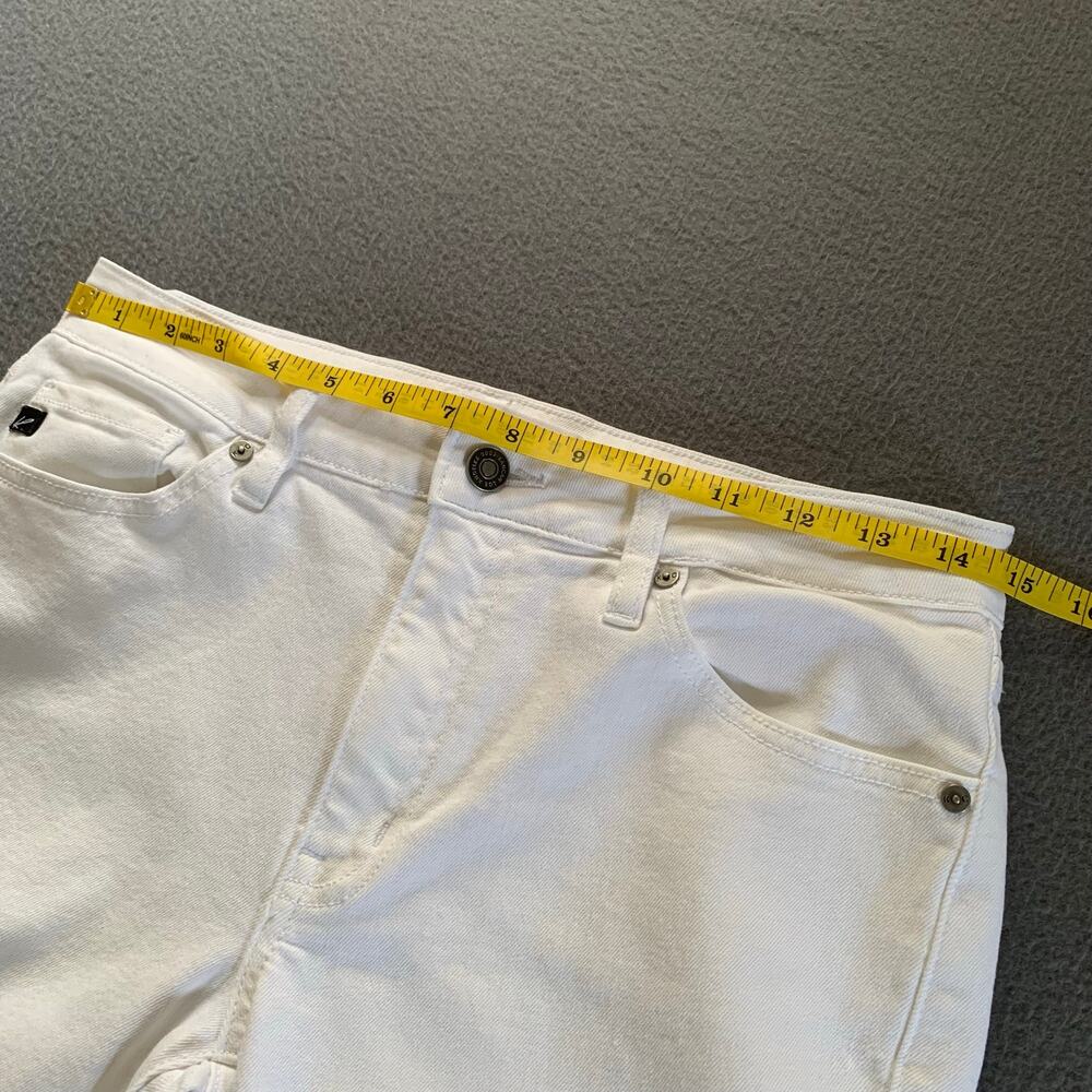 KanCan Katherine Mid Rise Super Skinny Slim Jeans Size 9/28 Stretch White Denim - Picture 9 of 10